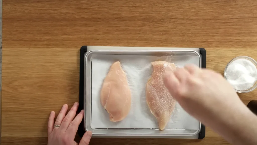 Seasoning chicken for Chicken Breast Recipe